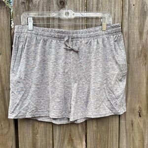 Essentials Heather Gray Women's Athletic Shorts